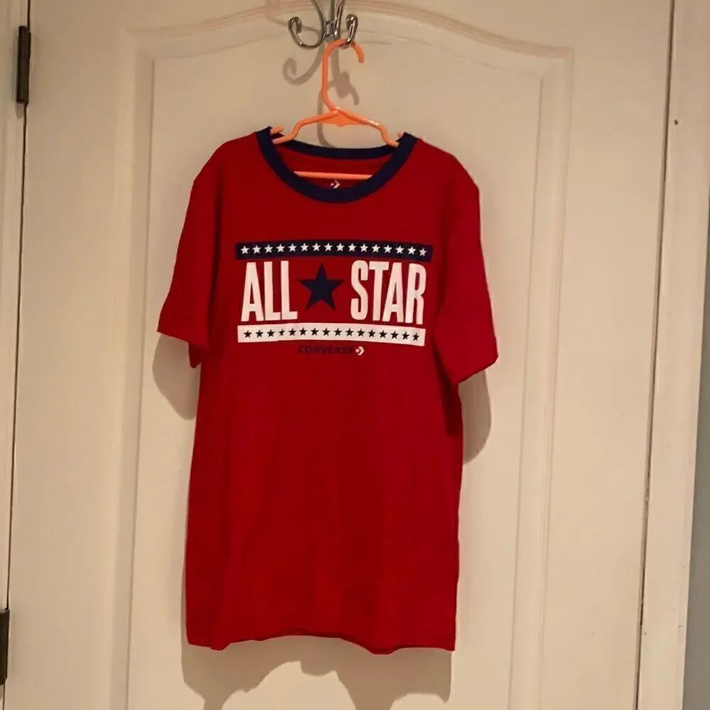 Never worn converse tee M
